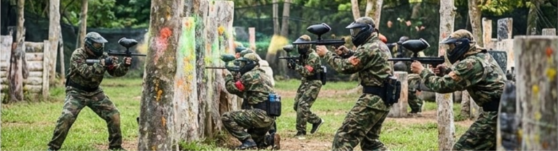 漆彈對戰大圖
